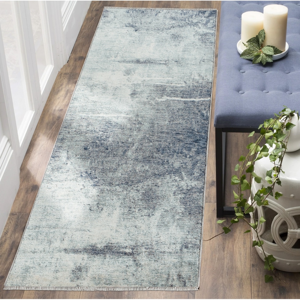 adelaide blue gray area rug  x    
