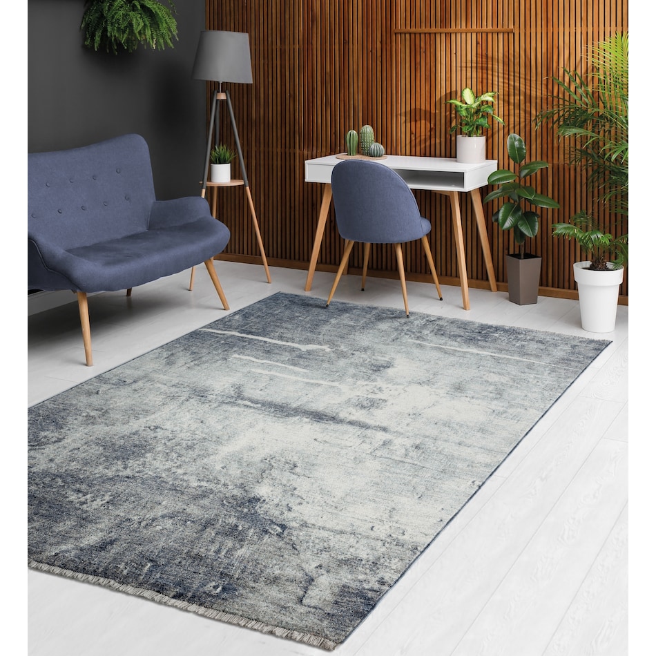 adelaide blue gray area rug  x    
