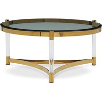 adeline gold coffee table   