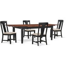 adler black  pc dining room   