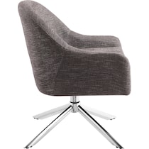 adler gray accent chair   