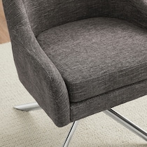 adler gray accent chair   