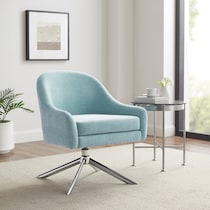 adler green accent chair   