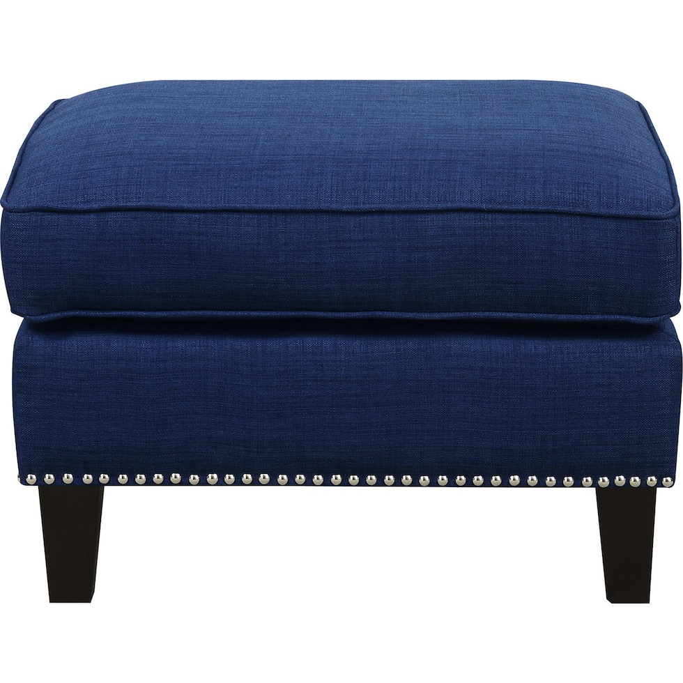 adonis blue ottoman   