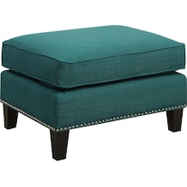 adonis blue ottoman   