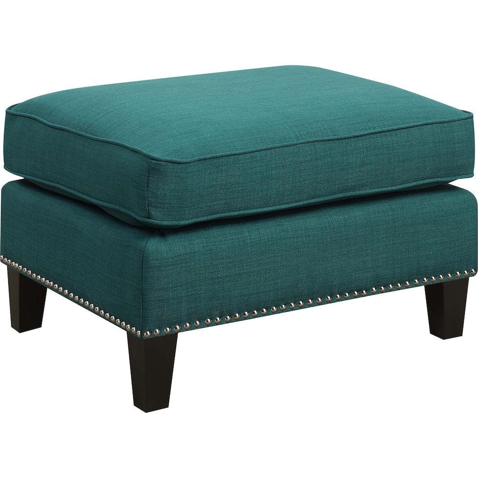 adonis blue ottoman   