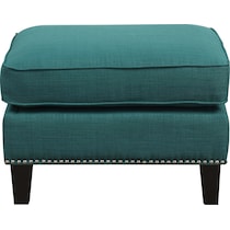 adonis blue ottoman   