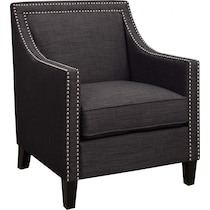 adonis gray accent chair   