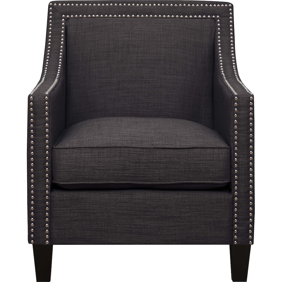 adonis gray accent chair   