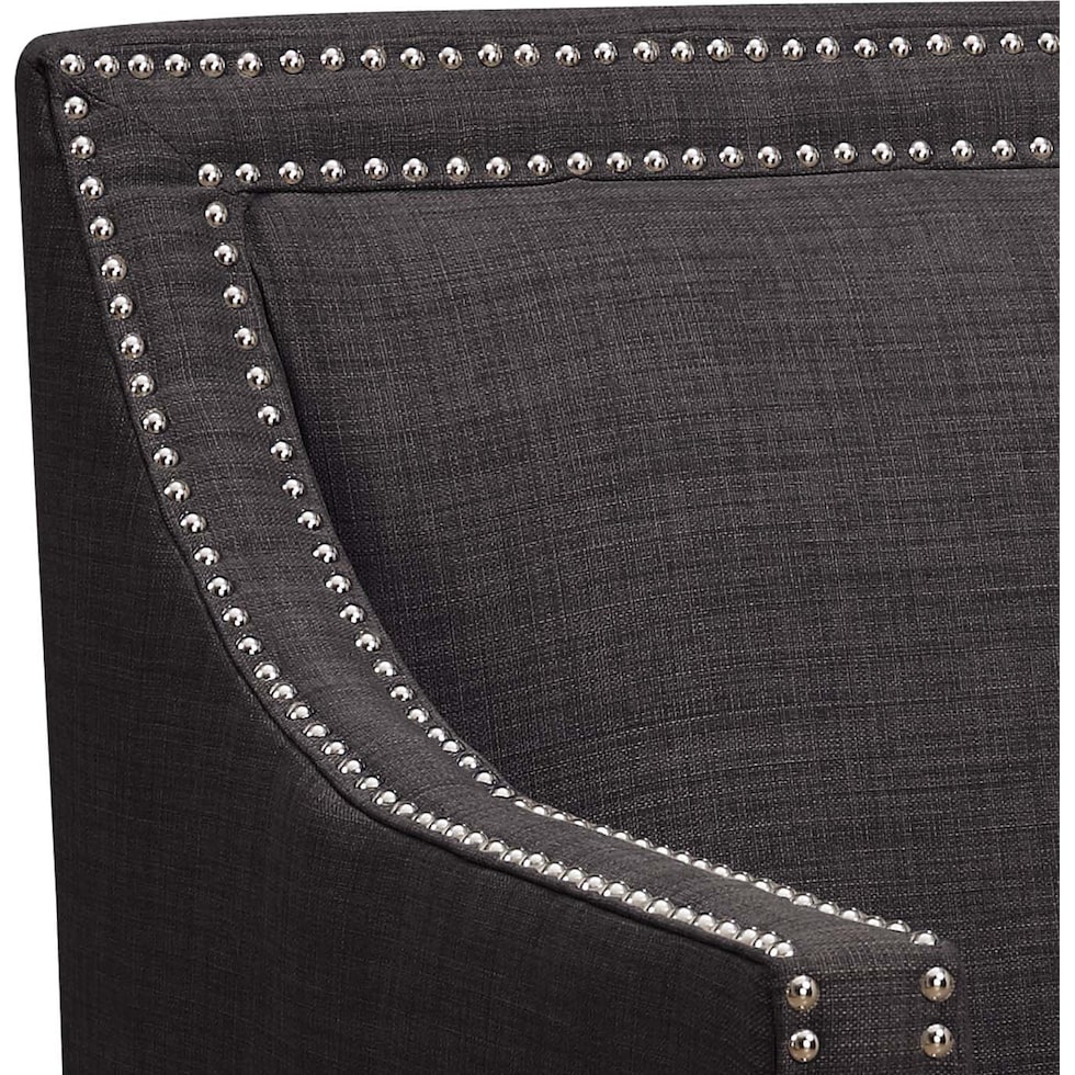 adonis gray accent chair   
