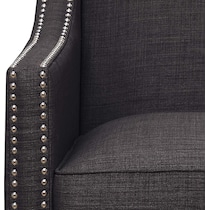 adonis gray accent chair   