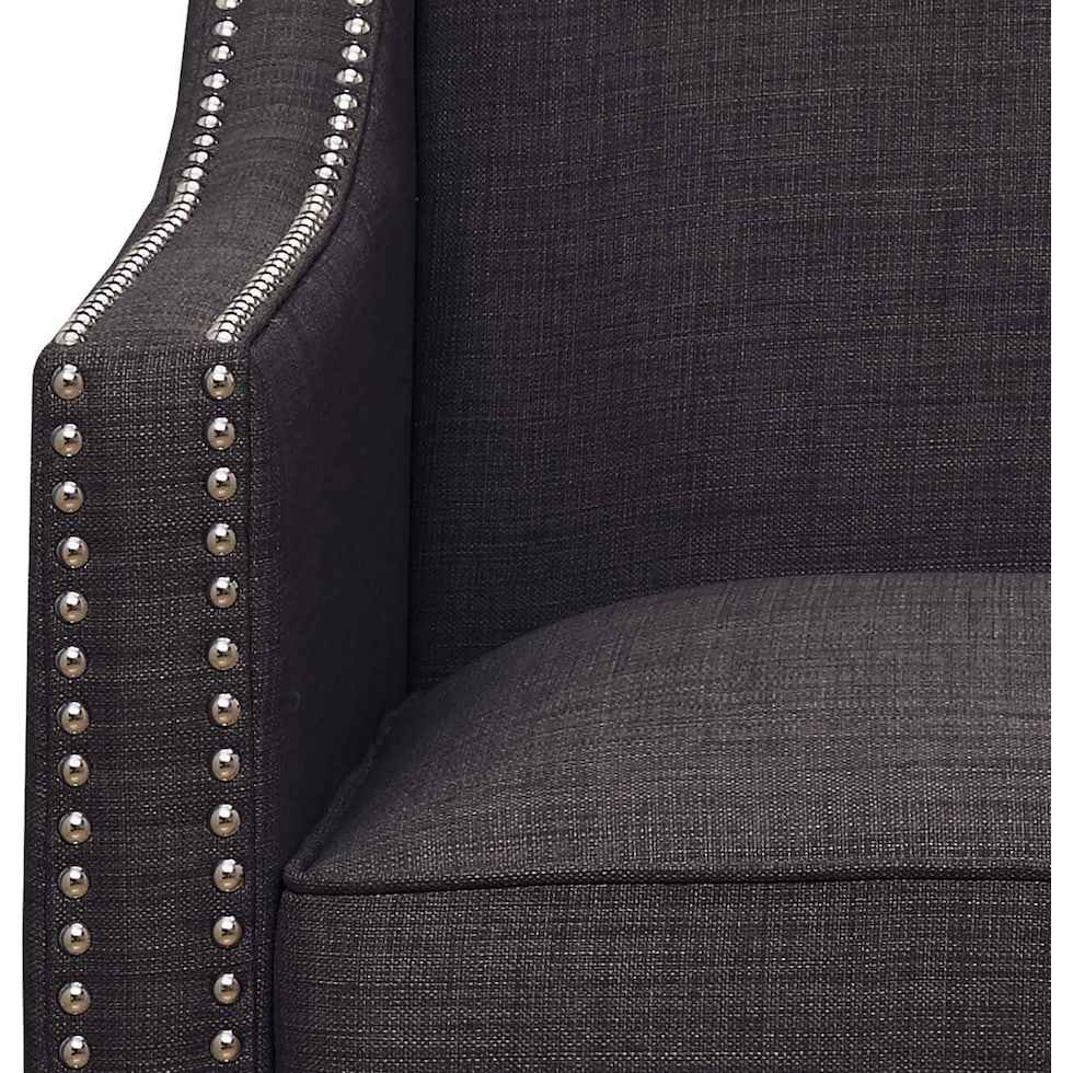 adonis gray accent chair   