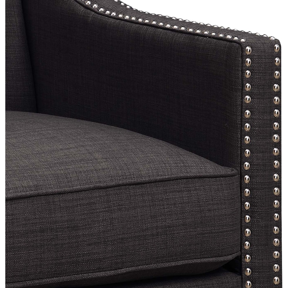 adonis gray accent chair   
