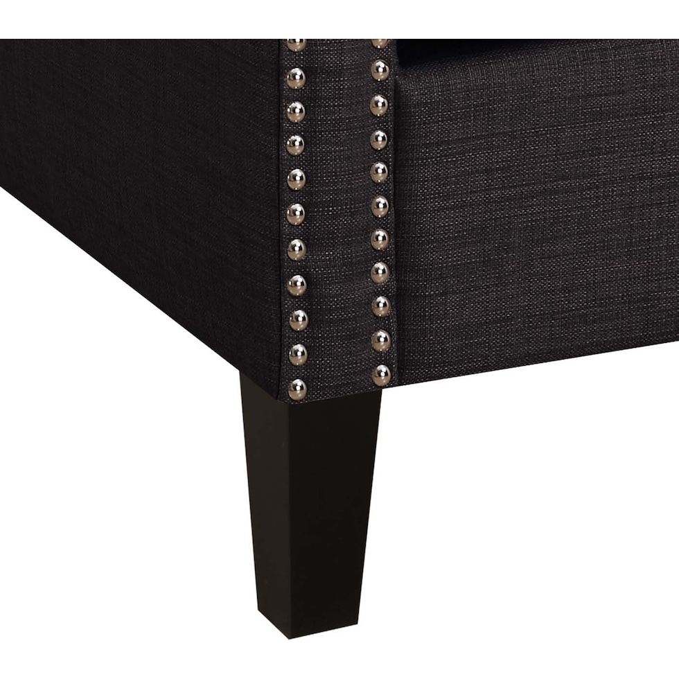 adonis gray accent chair   