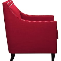 adonis red accent chair   