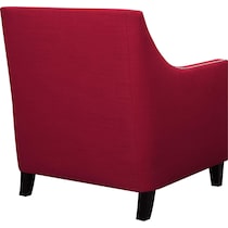 adonis red accent chair   