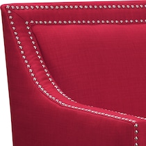 adonis red accent chair   