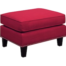 adonis red ottoman   