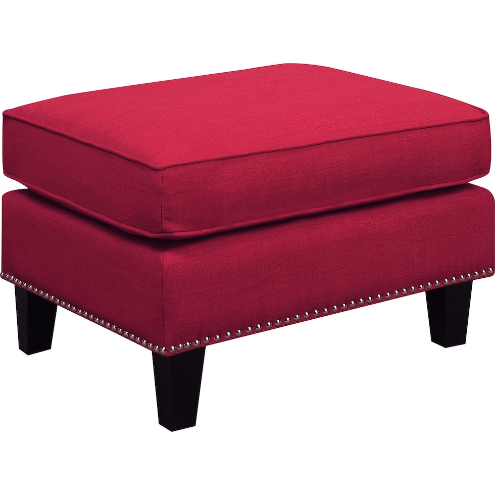 adonis red ottoman   