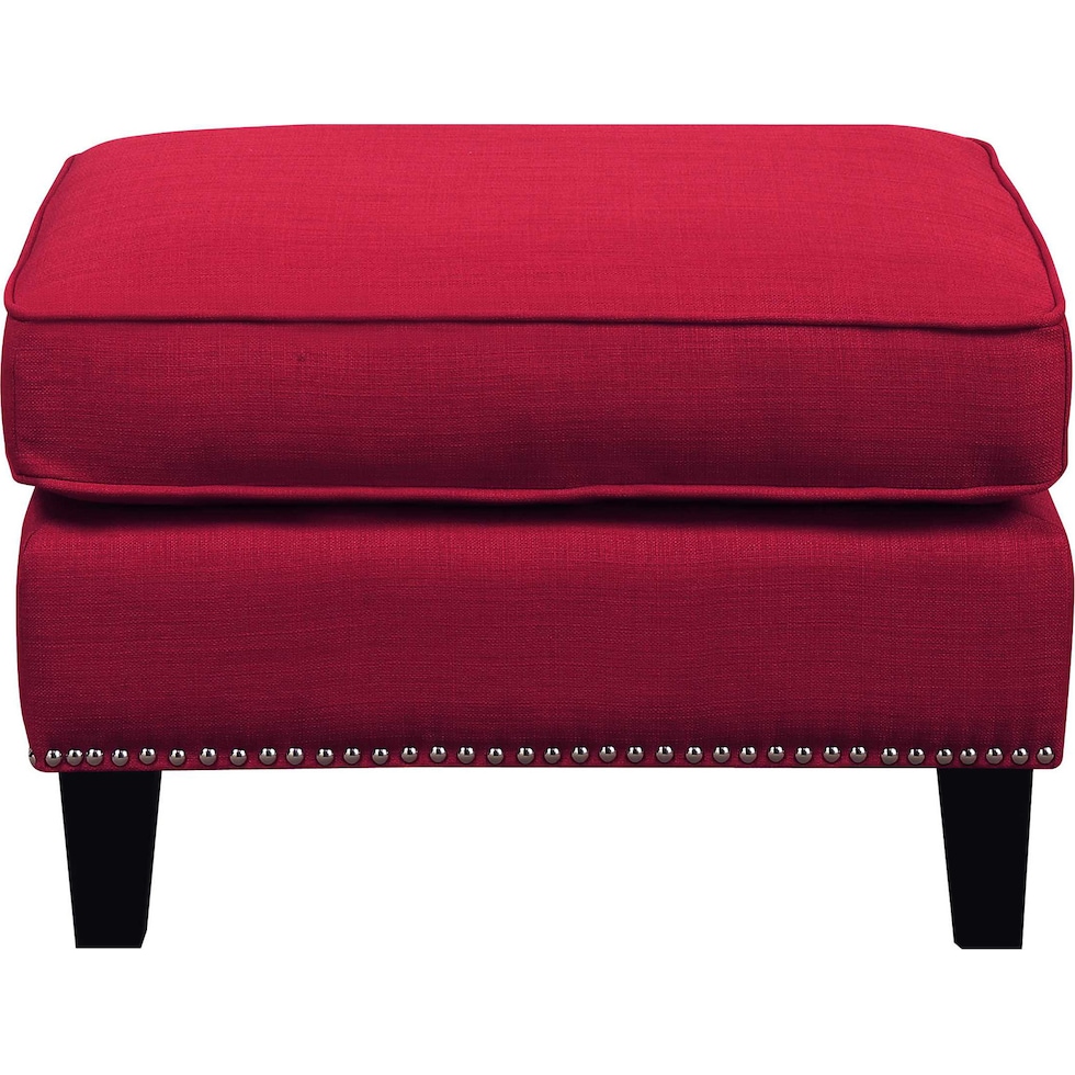 adonis red ottoman   