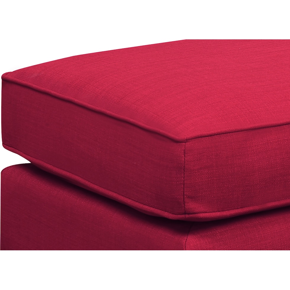 adonis red ottoman   