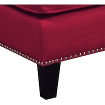 adonis red ottoman   