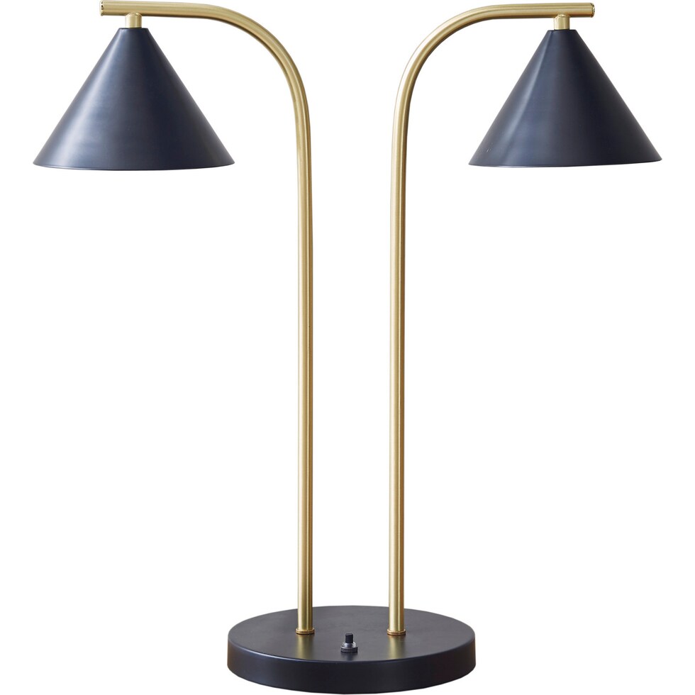 adora black table lamp   
