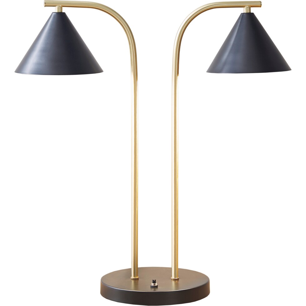 adora black table lamp   