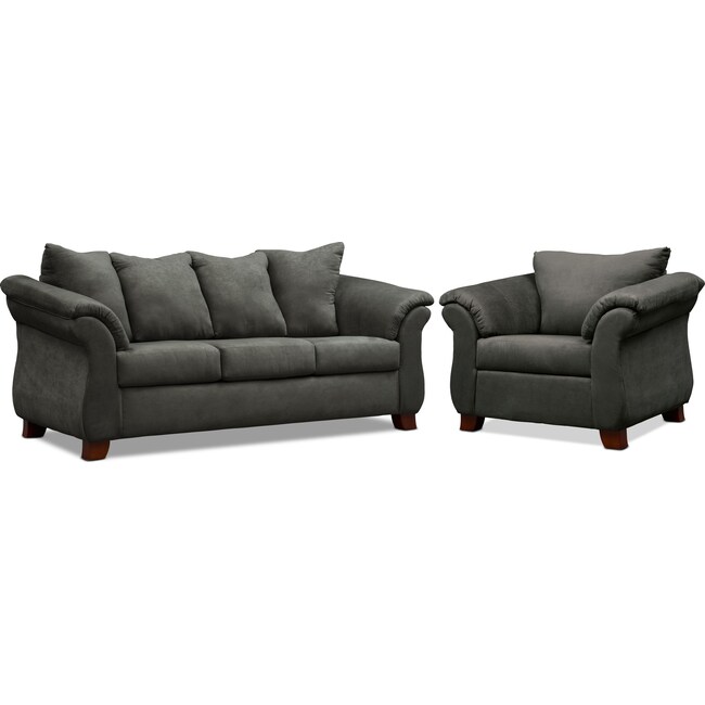 Living Room Furniture - Adrian Sofa and Chair Set