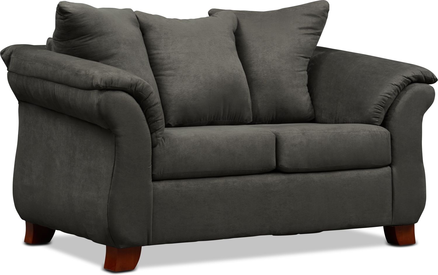 Adrian Loveseat Graphite Value City Furniture