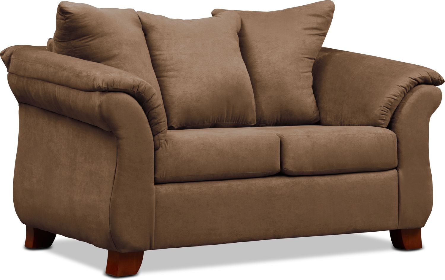 Adrian Loveseat Taupe Value City Furniture
