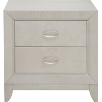 adriana bedroom silver nightstand   