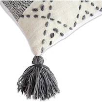 adrift gray outdoor pillow   