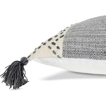 adrift gray outdoor pillow   