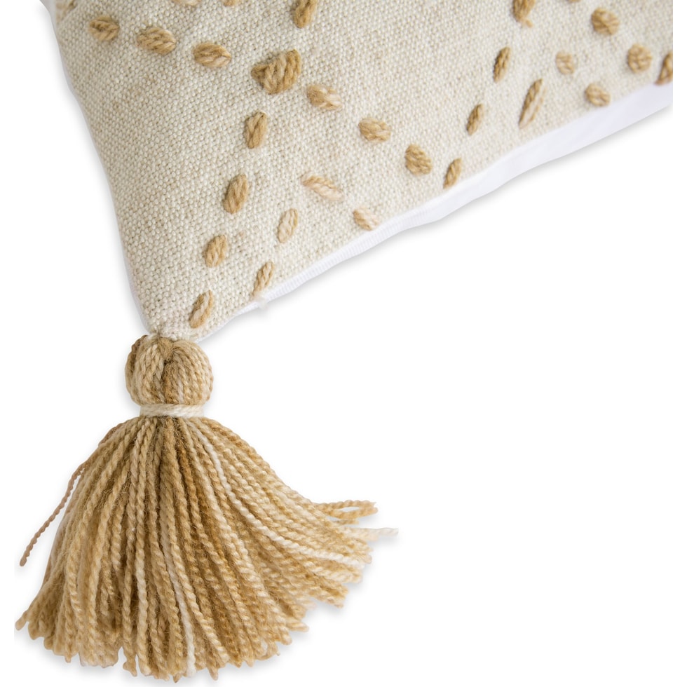 adrift neutral outdoor accent pillow   