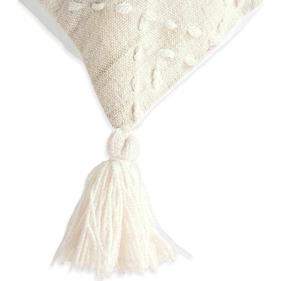 adrift white outdoor pillow   