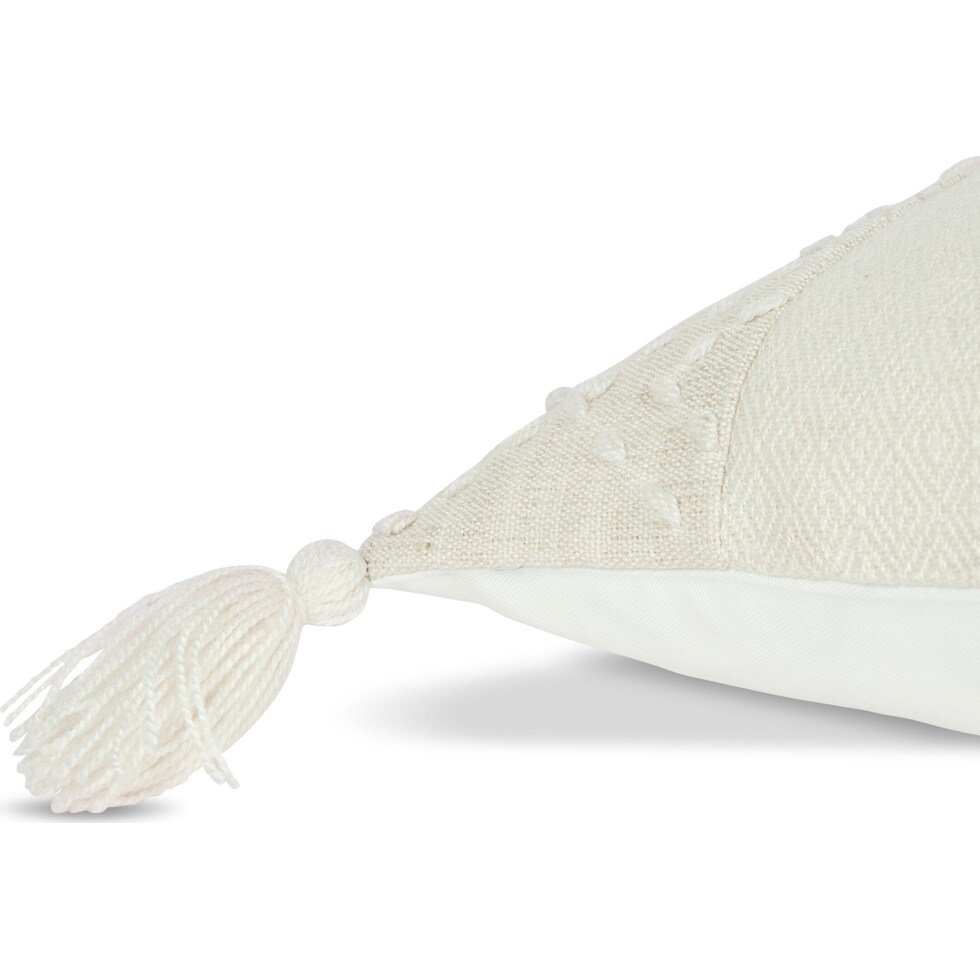 adrift white outdoor pillow   