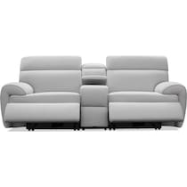 aero gray loveseat   