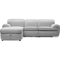 aero gray sectional   