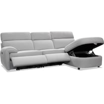 aero gray sectional   