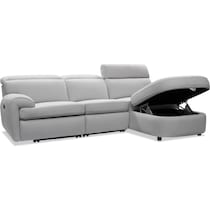 aero gray sectional   