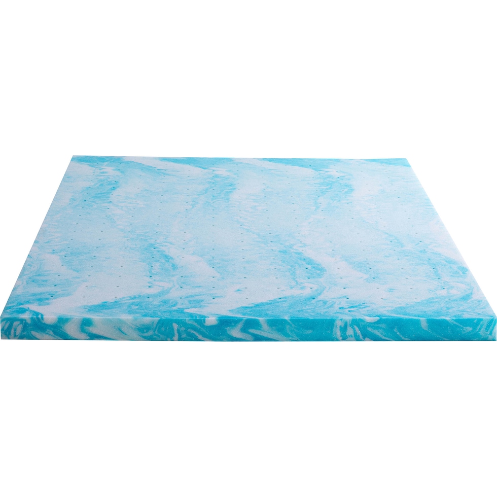 aerofusion blue king mattress topper   