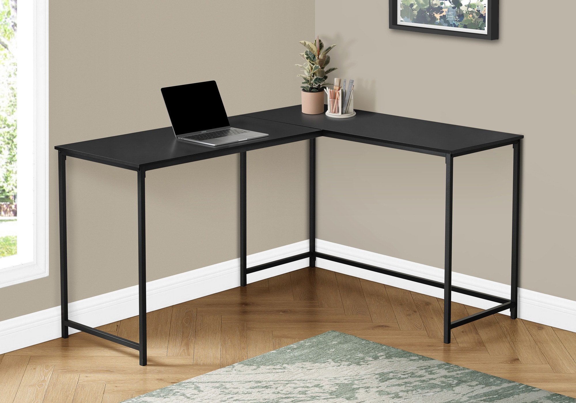 Aethel L Shaped Desk Value City Furniture