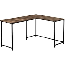 aethel dark brown desk   