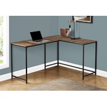 aethel dark brown desk   