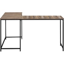 aethel dark brown desk   