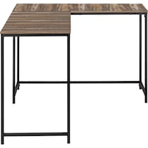 aethel dark brown desk   