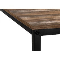 aethel dark brown desk   