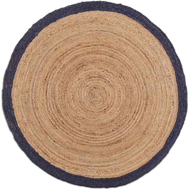 Rugs - Afono Round Area Rug - Blue