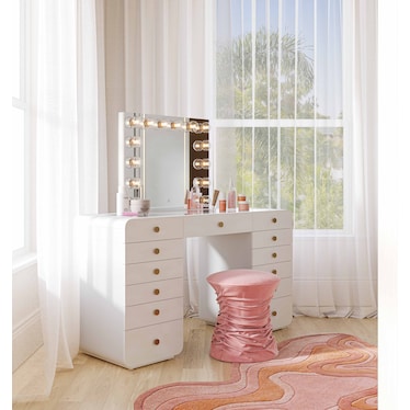 Agatha Vanity Desk with Mirror